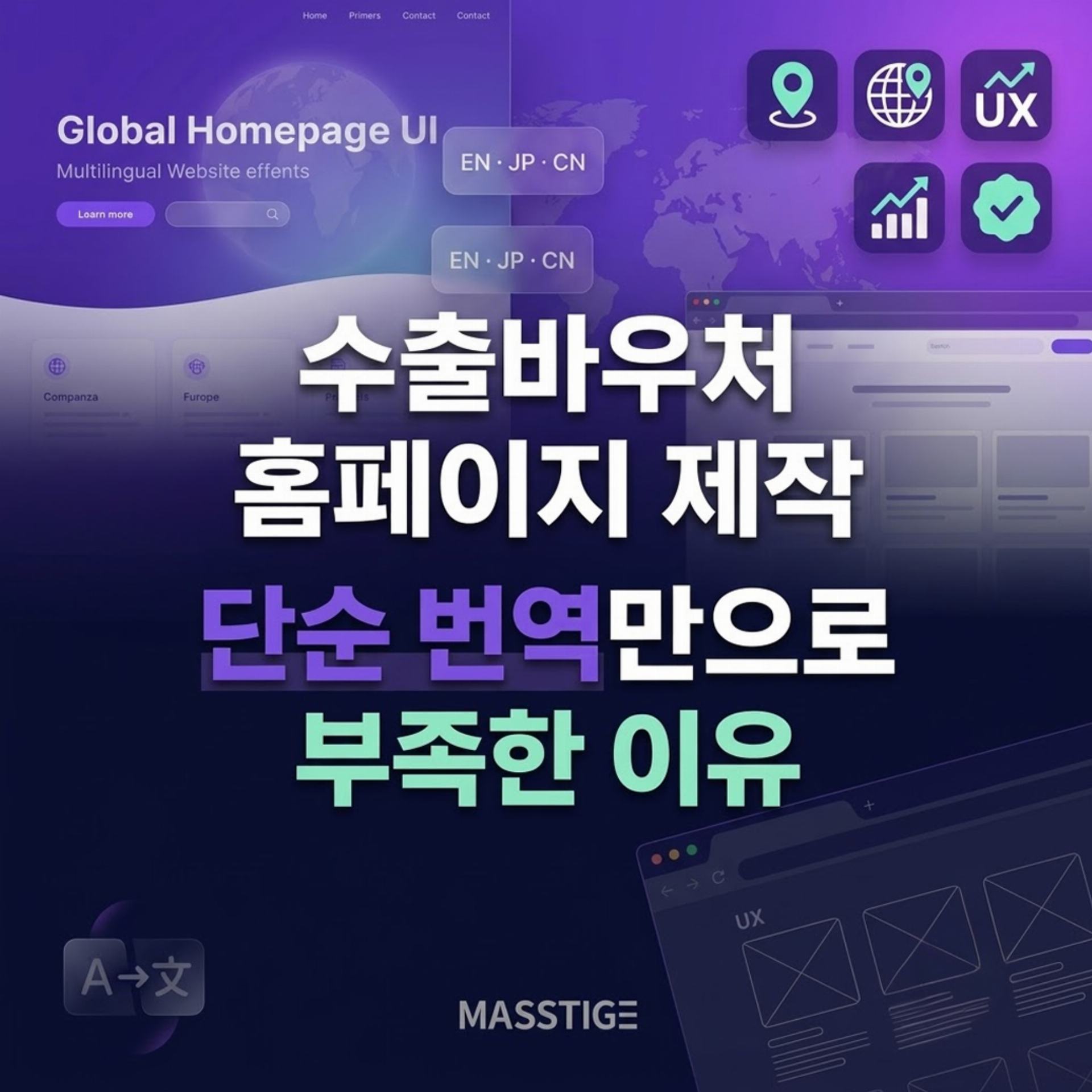 수출바우처 홈페이지 제작, 단순 번역만으로 충분할까요?