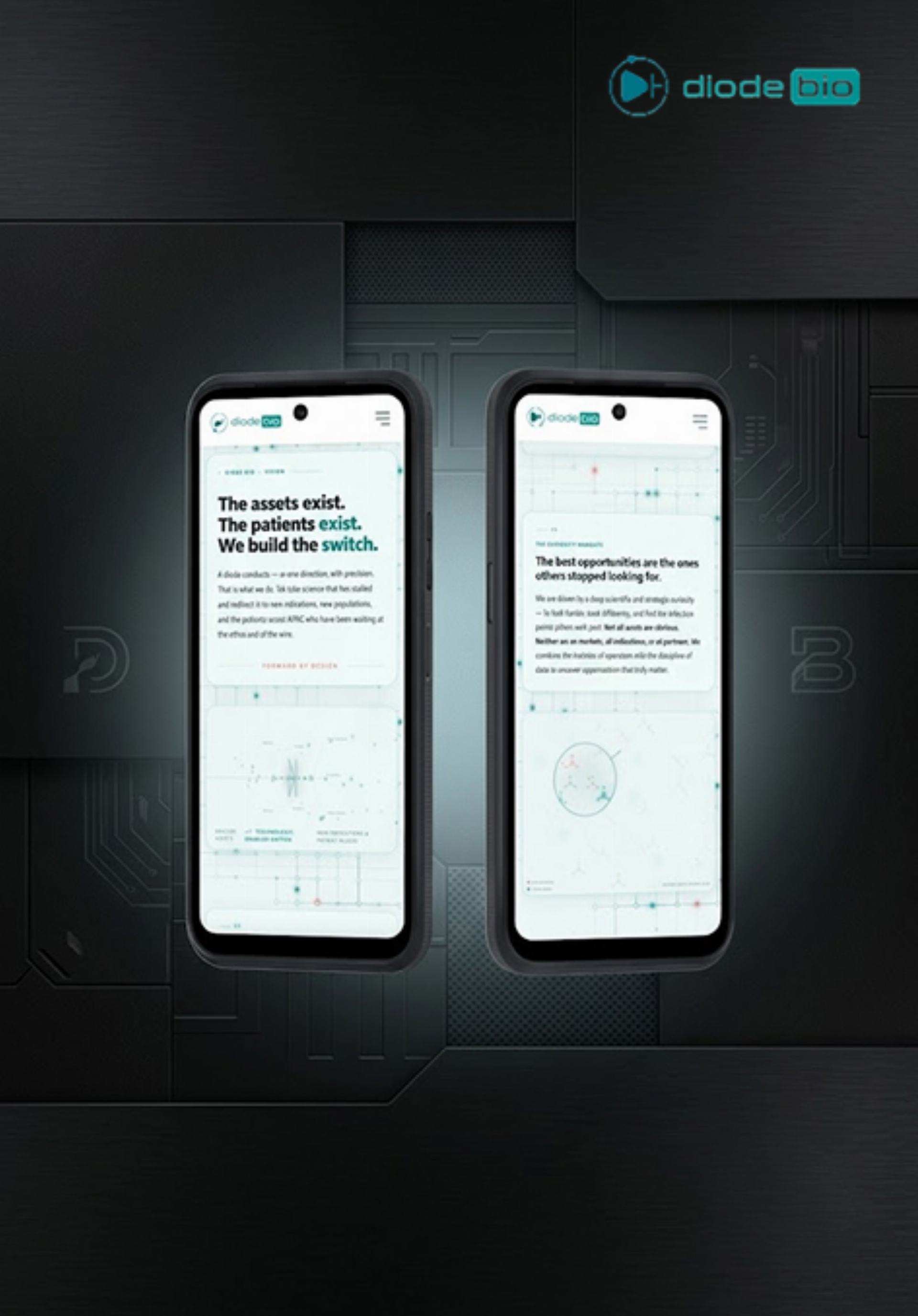 다이오드 바이오 (Diode Bio) 홈페이지 메인